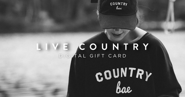 Live Country Digital Gift Card