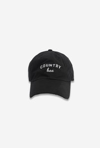 Country Bae Cap - Black